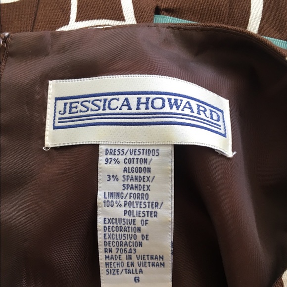 EUC Jessica Howard lined shift dress size 6. - Picture 5 of 5